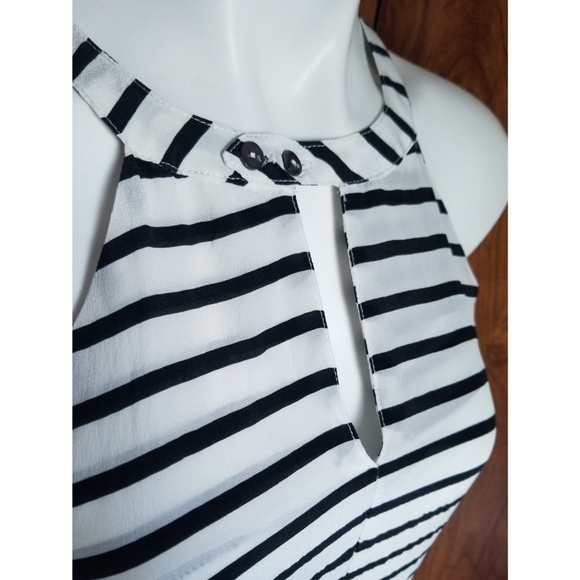 Olivaceous Striped Silk Top - Picture 4 of 6